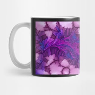 Purple Fractal Series Design 3 Mug